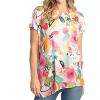 Women's Knit Asymmetric Top - Jess & Jane - 2 of 3