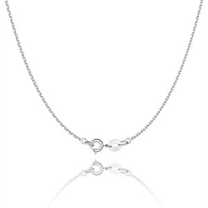 Silver Chain Necklace Chain for Women 1.1mm Cable Chain Necklace Upgraded Spring-Ring Clasp - Thin & Sturdy - Quality 18 Inch - 1 of 4