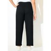 Catherines Women's Plus Size Anywear Wide Leg Hacci Ribbed Pant - 3 of 4