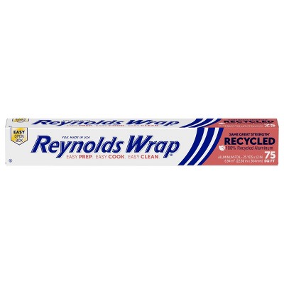 Reynolds Wrap Recycled Aluminum Foil - 75 sq ft