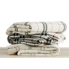 50"x60" Popcorn Plaid High Pile Fleece Plush Reversible Throw Blanket - London Fog - 2 of 3