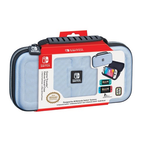 Tordenvejr lur Tilgivende Nintendo Switch Game Traveler Deluxe Case - Light Blue : Target