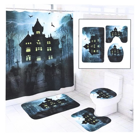 Seeing Red Halloween 4-piece Bathroom Set | Haunted House : Target