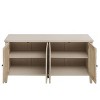 Okak Modern Storage Cabinet, Sideboard Buffet with Crafted Handle & Adjustable Shelves, Console Table for Kitchen Living Room Entryway - 4 of 4