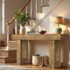 KTMBDW 63-Inch Long Console Table, Wooden Rectangular Sofa Table Behind The Couch, Farmhouse Entryway Table for Entrance, Hallway, Living Room - 3 of 4