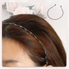 Unique Bargains Women's Fashion Design Thin Cloth Headbands Multicolored 5.12"x0.2" 5 Pcs - image 3 of 4