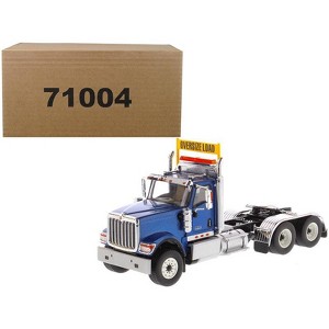 International HX520 Day Cab Tandem Tractor Blue 1/50 Diecast Model by Diecast Masters - 1 of 4