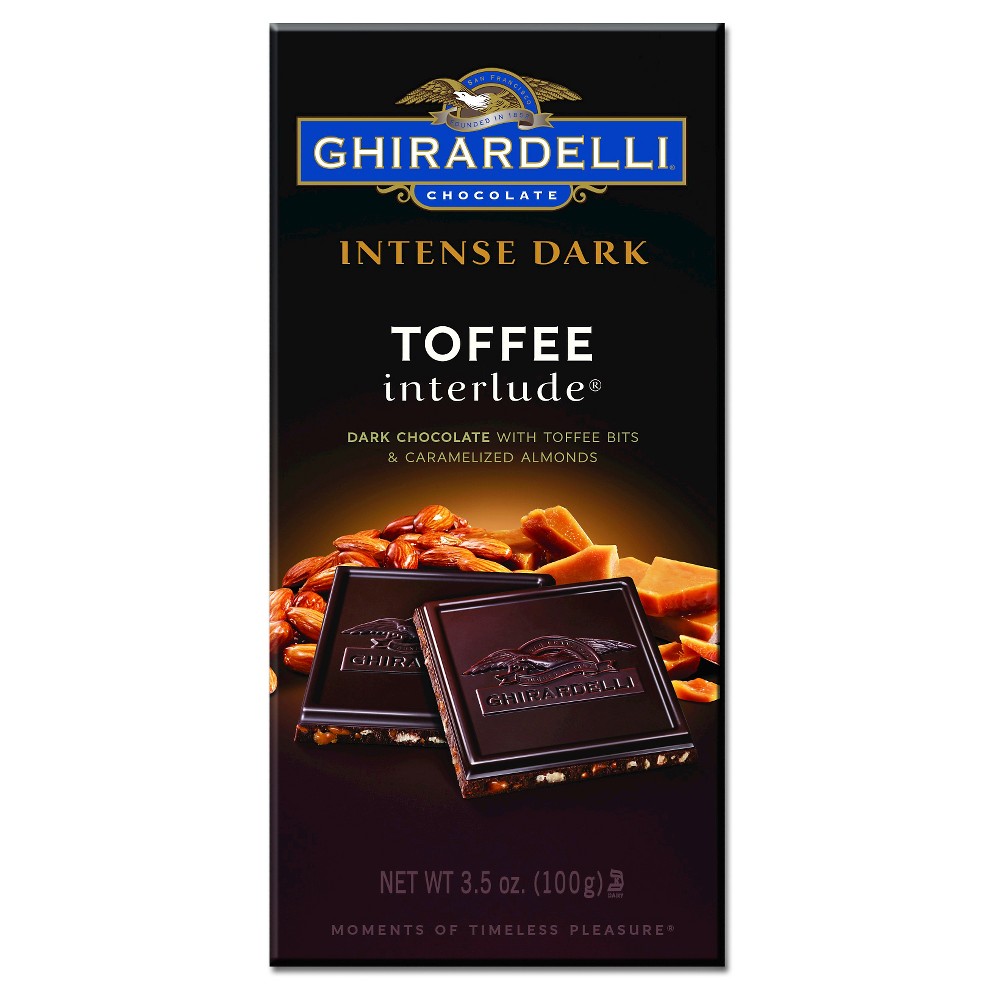 UPC 747599607240 product image for Ghirardelli Intense Dark Toffee Interlude Chocolate Squares - 3.5oz | upcitemdb.com