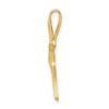 Black Bow Jewelry 14k Yellow Gold 15mm Polished Pencil Starfish Slide Pendant - 2 of 4