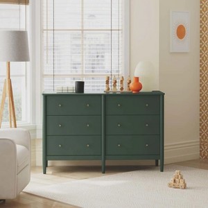 eLite Frem 6-Drawer Dresser Green - 1 of 1