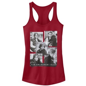 Juniors Womens The Breakfast Club Character Photos Racerback Tank Top - 1 of 3