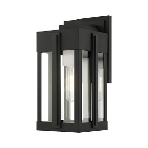Livex Lighting Lexington 1 - Light Wall Light in  Black - 1 of 3