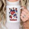 Patriotic Boho Strawberries Bouquet Mug, 4th of July Gift | OrnamentallyYou - 4 of 4