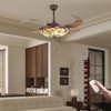 YIYIBYUS Modern 42 Inch Ceiling Fan Light With Remote Control, 6 Speeds - 2 of 4