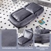 ORRD 5-Position Folding Lounge Chair - Plush Floor Sofa for Gaming, Meditation & Relaxation（Beige） - 3 of 4