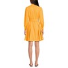 Lands' End Women's Poplin Button Front Dress with Godets - 2 of 4