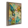 Stupell Industries Boho Hummingbird Pattern Floating Frame Canvas Art - 2 of 4