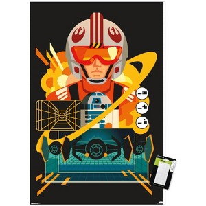 Trends International Star Wars: Heroic Gestures - Luke Skywalker and R2-D2 Unframed Wall Poster Prints - 1 of 4