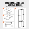 VEVOR Window Door Awning Canopy, 38" x 117" Door Canopy Exterior, UF50+ PC Sunshade, Outdoor Patio Awning Sun Shade, Transparent, Waterproof - 4 of 4