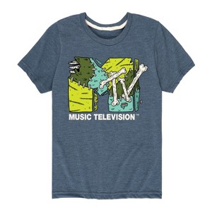 Boys' - MTV - Logo Halloween Short Sleeve Graphic T-Shirt - 1 of 3