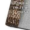 Living Room Rug, Washable Braided Rug, Non Slip Accent Carpet Braided Print, Indoor Rustic Area Rug Border Carpet for Bedroom Home Decor - 3 of 4