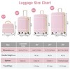 Lyngins 4-Piece Hardside Luggage Set – 20" Carry on Luggage, 24" & 28" Expandable Spinner Suitcases with TSA Lock, Cosmetic Case, 360° Wheels - 2 of 4
