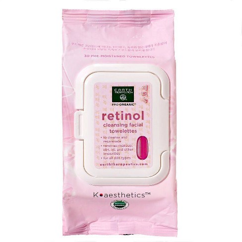 Earth Therapeutics Makeup Remover Wipes - Retinol - image 1 of 2