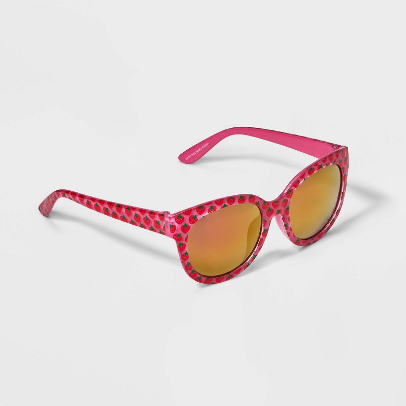 Girls&#39; Strawberry Cateye Sunglasses - Cat &#38; Jack&#8482; Pink, 2 of 3