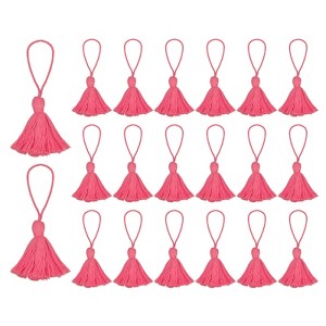 Unique Bargains Cotton Mini Hanging Loop DIY Functional Bookmark Tassels 20 Pcs - 1 of 4