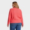 Women's Boat Neck Pullover Sweater - Ava & Viv™ - 2 of 3