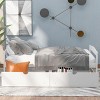 Streamdale Twin size platform bed, with two drawers, White - 3 of 4