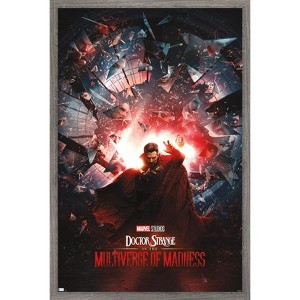 Trends International Marvel Doctor Strange in the Multiverse of Madness - Official One Sheet Framed Wall Poster Prints - 1 of 4