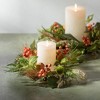 Sullivans Artificial Foraged Berry Pod Mini Wreath 14.5"H; Green - 3 of 3
