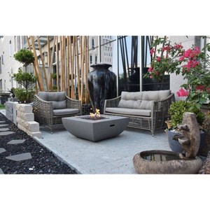 Westport 34" Natural Gas Fire Pit Outdoor Backyard Patio Heater - Elementi - 1 of 4