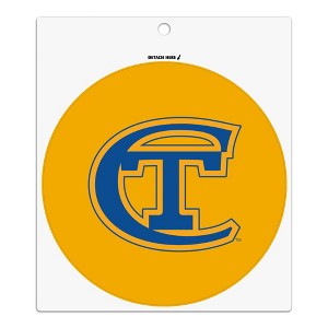 New York City College of Technology Secondary Logo Automotive Car Refrigerator Locker Vinyl Circle Magnet - 1 of 4