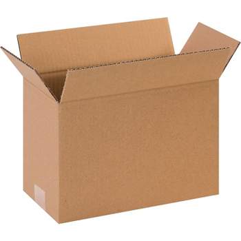 The Packaging Wholesalers Corrugated Boxes 12" x 6" x 8" Kraft 25/Bundle BS120608