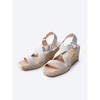 VISCATA Dalia Elastic Espadrille Sandal Wedges - 3 of 4