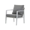 KTMBDW Patio Lounge Chair Outdoor Aluminum Furniture, Modern Chair with Comfy Cushions and Sleek Rope Accents for Garden - 3 of 4