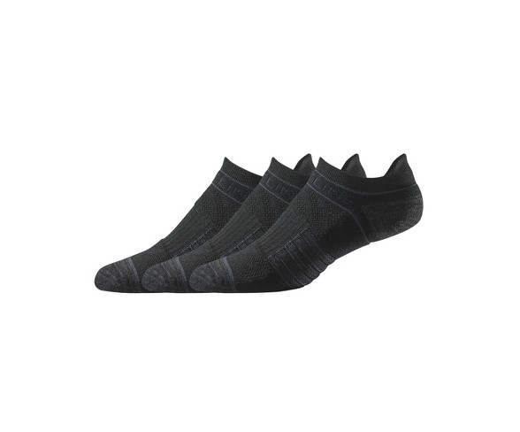 Men's Strideline Low-Rise Athletic Socks 3pk - Black One Size