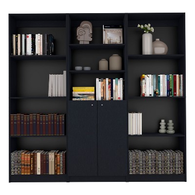 NicBex 11 Shelves File Cabinet with 1 Cabinet,Office Cabinet with Tier-Shelving Design,Modern Storage Cabinet,Filing Cabinet for Home Office