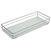 Vanity Tray with White Glass Chrome - Elle Décor - image 2 of 3