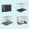 BENCMATE Pet Crates and Houses 48 Foldable Animal Crate Featuring Access Doors, Customizable Interior, Slide Out Floor Pan, Black, 48.4"*29.3"*31.2" - 2 of 4