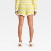 Women's Striped Sweater Shorts - JoyLab™ - 2 of 3