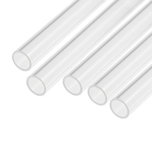 Unique Bargains Lamp Lantern Water Cooling System Acrylic Round Pipes Clear 9 Pcs 6" - 1 of 4