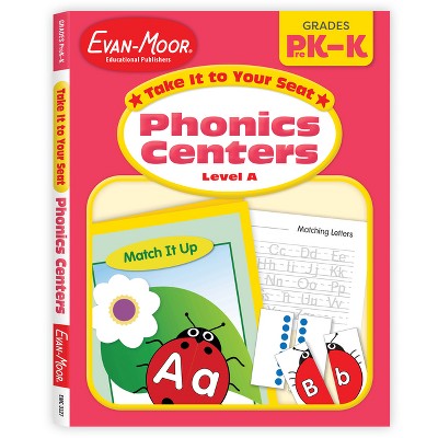 Phonics Centers Level A - (Take It to Your Seat: Phonics Centers) by  Evan-Moor Educational Publishers (Paperback)