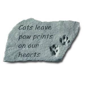 Kay Berry Cats Leave Pawprints On Our Hearts… Decorative Stones, Multicolor - 1 of 1