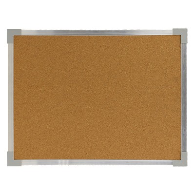 Crestline Products Aluminum Framed Cork Board, 24" x 36"