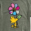 Men's - Peanuts - Woodstock With Flower And Pattern Short Sleeve Graphic T-Shirt - 2 of 4