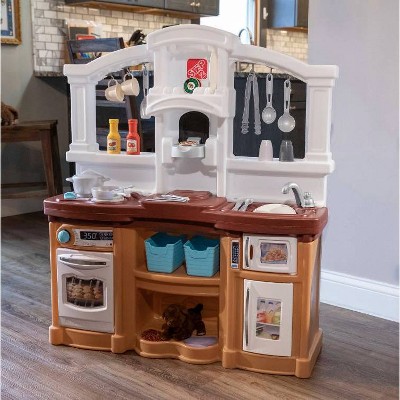 Step2 Fun with Friends Tan Plastic Play Kitchen Set
