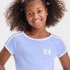 Girls' Short Sleeve Ringer T-Shirt - art class™ - image 2 of 4